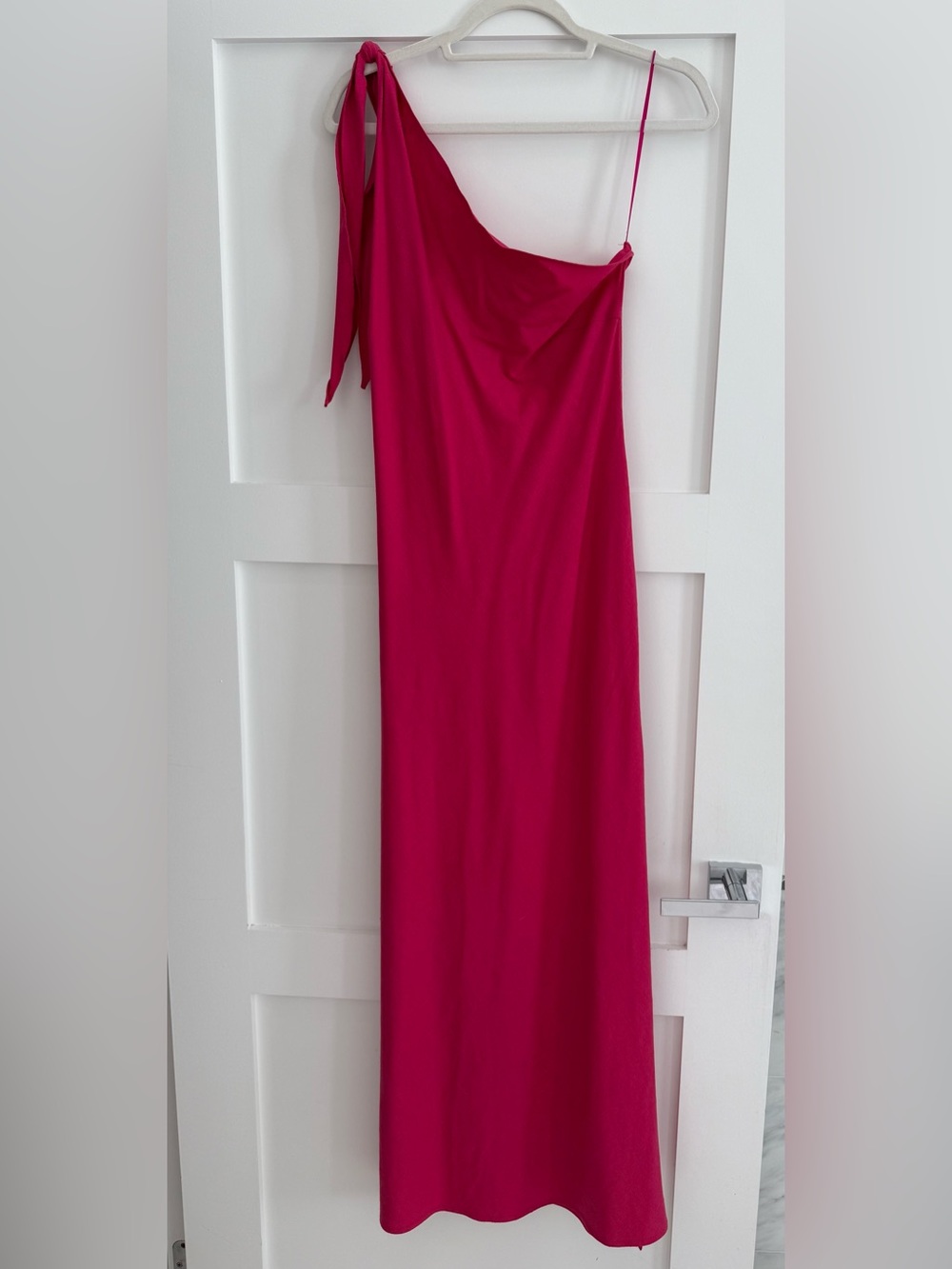 Lucy Paris Sabrina One Shoulder Maxi Dress.  Size Small